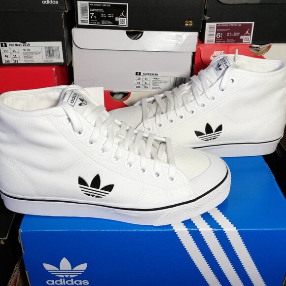 ADIDAS NIZZA HI MEN'S US SIZE 10 BRAND NEW IN BOX - Picture 5 of 10